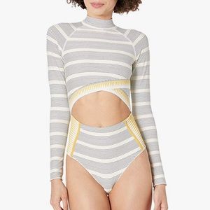 NWT Rip Curl One-Piece Swim Suit/Rash Guard
